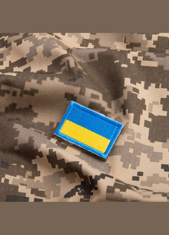 Шеврон 2 шт., нашивка на липучці Флаг України, вишитий патч 3х5 см IDEIA (275869555)