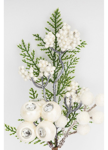 Декоративная ветка «Белые ягоды» цвет разноцветный CB-00286765 No Brand (365588818)