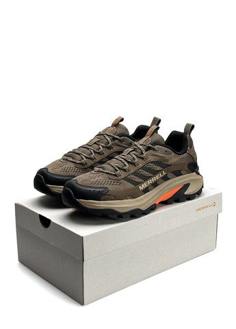 Коричневі Осінні кросівки чоловічі No Brand Moab Speed 2 Brown Beige