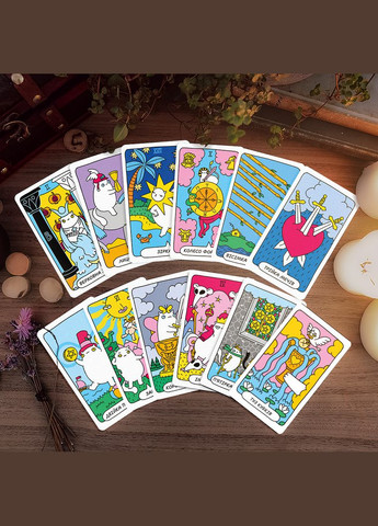 Карти Таро Котяче таро 78 карт (Українська версія) Orner (331633326)