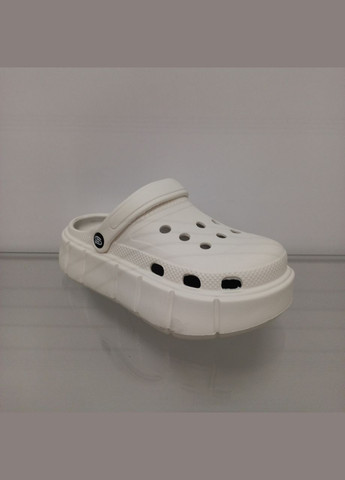 Жіночі крокси шльопанці на високій платформі малинового кольору Progress Service (356027636)