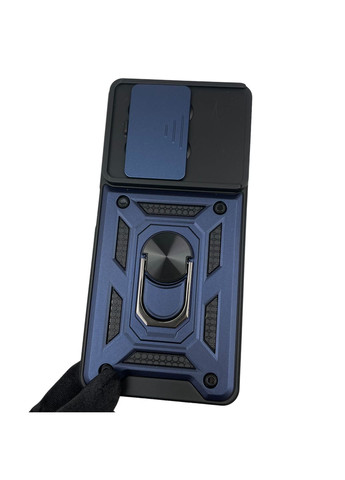 Чохол для Redmi Note 13 5G броньований з кільцем зі шторкою на камеру на сяомі редмі нот 13 5г темно-синій rg1 Xiaomi (366023287)