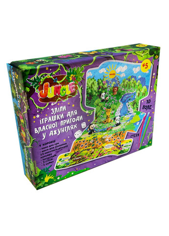 Набір маси для ліплення Jungle українською мовою (71409) Strateg (362425501)