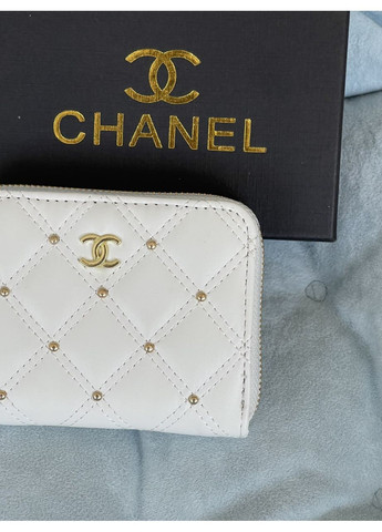 Кошелек Chanel mini белый No Brand (366545954)