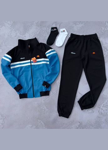 Синій демісезонний костюм турецька двухнитка + 2 пари шкарпеток у подарунок No Brand