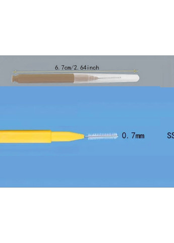 Межзубные щетки из нейлона 0,7 мм No Brand (366817860)