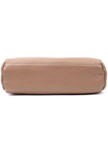 Жіноча стильна кроссбоді з натуральної шкіри бежева 22599 Vintage (329197047)