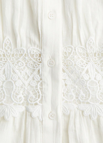 Білий пляжна сукня H&M однотонна