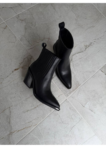 Чорні демісезонна чорні ботильйони Helen