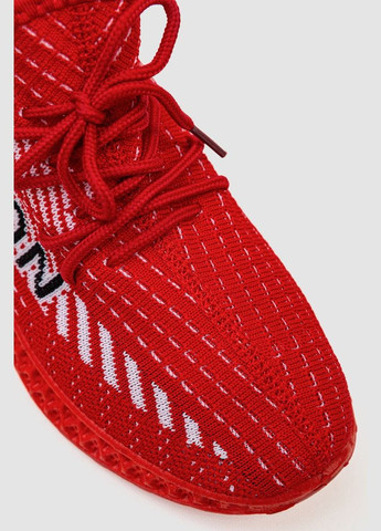 Червоні кросівки жіночі текстиль Fashion 243R374-4