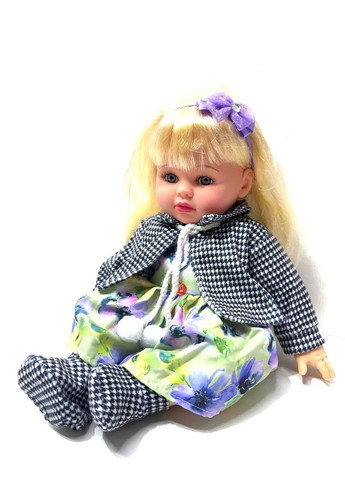 Лялька м'яконабивна Меланія зі звуковими ефектами 5 пісень укр мова 39см Вид 2 (M 5916 I UA) No Brand (362205929)