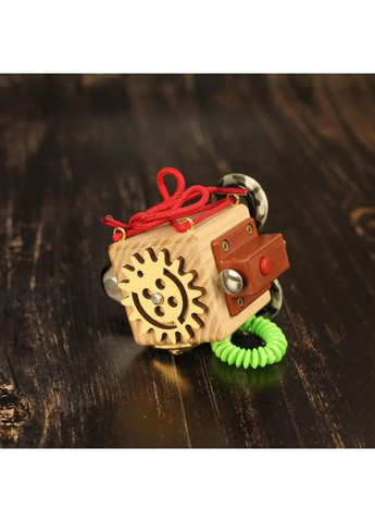 Развивающая игрушка Бизикуб «Дорожный» 5х5х5 см No Brand (367184954)