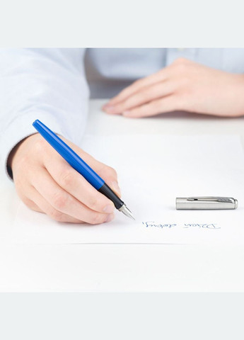 Перьевая ручка Jotter 17 Plastic Blue CT F в Eco упаковке 15 111e Parker (317307551)