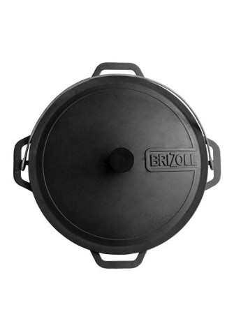 Котел туристический чугунный азиатский с крышкой 10 л (KA10-1) Brizoll чавунний азіатський з кришкою 10 л (370892309)
