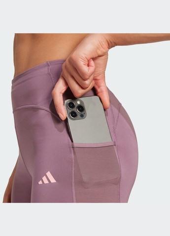 Фиолетовые демисезонные велосипедки adizero short adidas