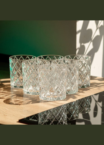 Набір склянок 6 штук по 320 мл віскі HP-19-10 Yiwu (370675812)