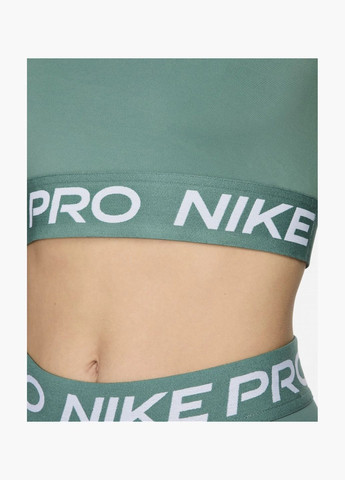 Лонгслів жіночий Pro Dri-Fit Cropped Long-Sleeve Top Green FV5484-361 Nike (332609641)