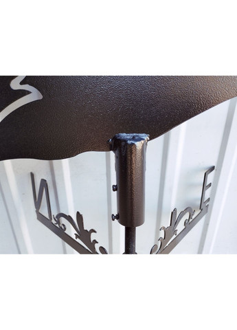 Флюгер на будинок Лелека з металу 2 мм, флюгер на дах No Brand (368896745)