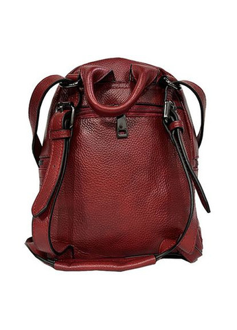 Рюкзак женский кожаный маленький городской красный (Д/Ш/В) 20/11/23,5(см) Felicita (336377748)