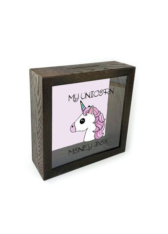 Деревянная копилка (копилка) 20х20 см My unicorn money box хркп0009ква Тур-Колекшн (358221737)