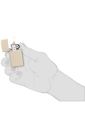 Запальничка 1637 Slim Flat Sand Zippo (325476348)