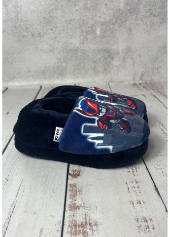 Синие тапочки домашние для мальчика синий (442) Waldi