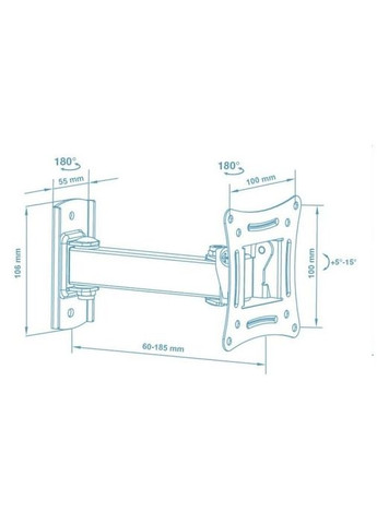Кронштейн для ТВ R-263B Walfix (343274749)