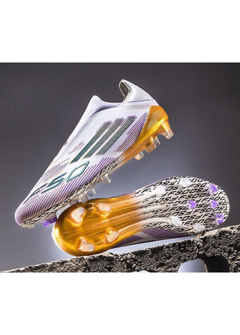 Белые футбольные бутсы No Brand без шнурков