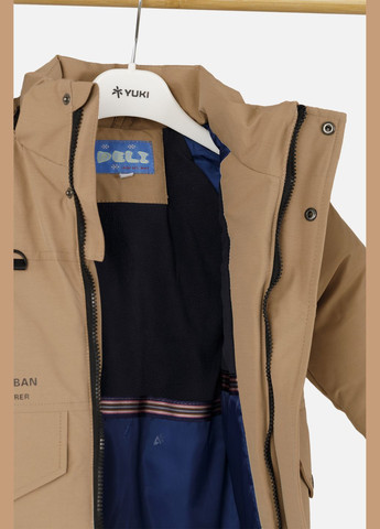 Бежевая зимняя куртка для мальчика цвет бежевый цб-00254738 Deli