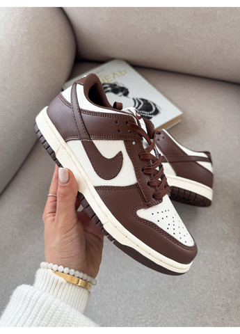 Кросівки жіночі і чоловічі Nike SB Dunk Wmns Brown Sail | Найк СБ Данк коричневі No Brand коричневі демісезони (350199345)
