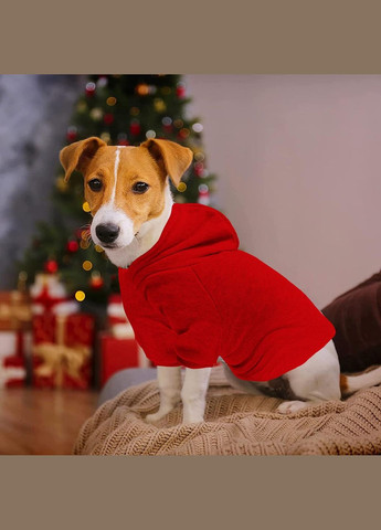 Худі для собак та котів Red червоне A: 43 см B: 46 см C: 38 см X-7062 Ecotoys (276059593)