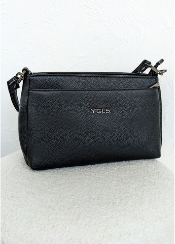 Компактна чорна сумка з екошкіри InFashion Сумка (360751145)