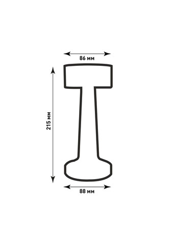 Настільна лампа сенсорна світлодіодна DOWN LIGHT з акумулятором 1200 mA ESLLSE (338618067)