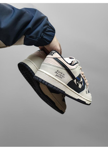 Черные демисезонные кроссовки мужские nike sb dunk low x stussy 40th v2 найк сб данк No Brand