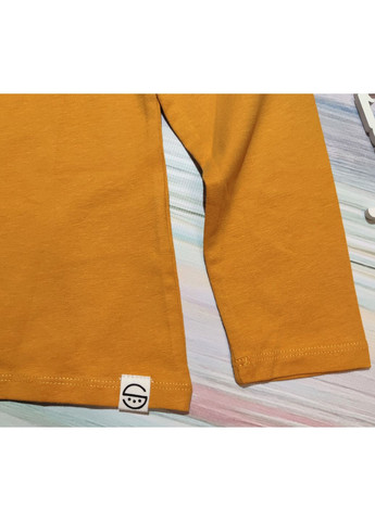 Горчичный демисезонный повседневный лонгслив Cool Club