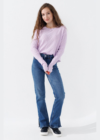 Лавандовый демисезонный джемпер однотонный женский t10434-1 лавандовый (2000990546777d) shop (2000990546777) Accorddream