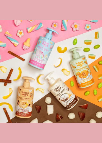 Tulipan Negro Лосьйон для тіла з дозатором Leche Merengada y Canela -Молочне бізе, 400 мл — Крем, Іспанія (314769750)