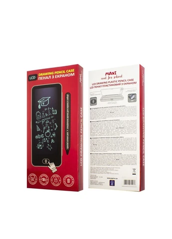 Пенал школьный пластиковый с LCD экраном, 1 отделение цвет голубой CB-00298222 Maxi (400921174)