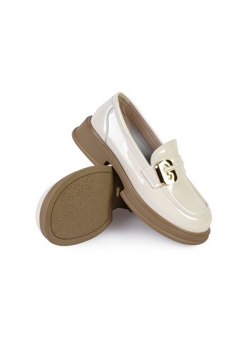 Туфли лоферы женские бренда 8200563_(2) ModaMilano на среднем каблуке