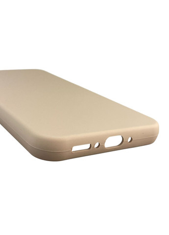 Чохол для Galaxy A34 5G (SM-A346E) силіконовий з мікрофіброю нековзний на самсунг а34 5г пудровий Samsung (366390343)