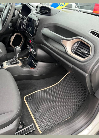 Автокилимки EVA в салон Renegade 2015-, Килимки ЕВА для джип ренегад, комплект модельних килимків Jeep (331291570)