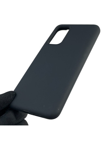 Чохол для Mi 10T силіконовий з мікрофіброю нековзний на сяомі мі 10т чорний Xiaomi (366390524)