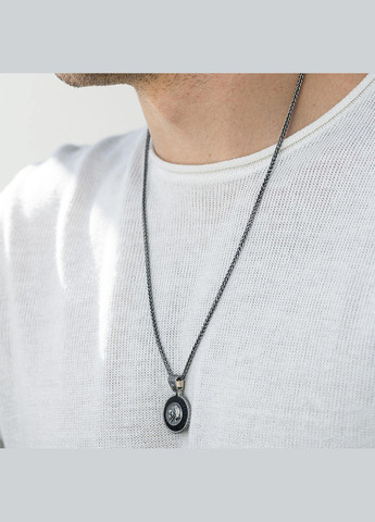 Серебряный кулон Знак зодиака Телец с эбеном 1041телець Oniks (314541314)