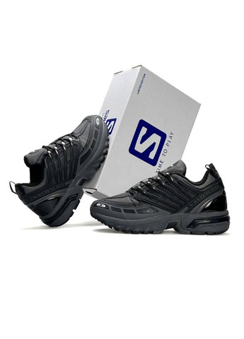 Темно-серые демисезонные кроссовки мужские salomon grey No Brand ACS Pro GTX