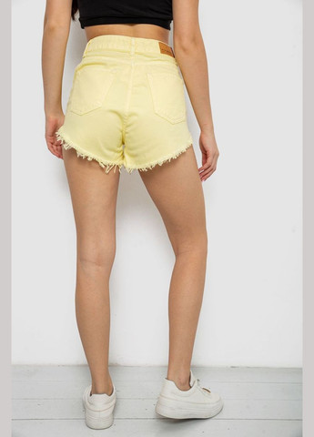 Шорти жіночі джинсові, колір жовтий, 182R1648S21 BeCreative (333706826)