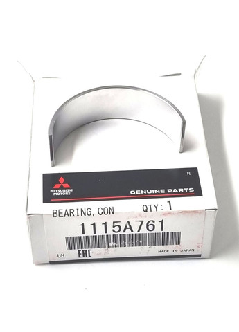 Оригинальный вкладыш шатунный std 1115A761 Лансер, Аутлендер Mitsubishi (341323372)