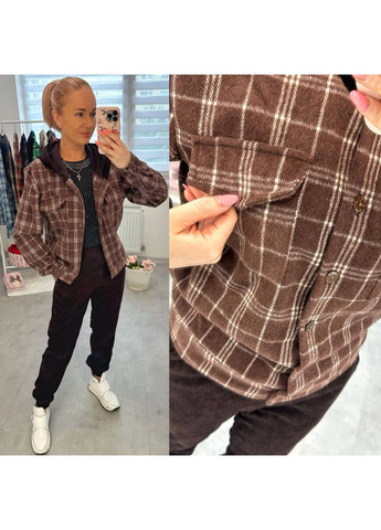 Костюм жіночий мікровельвет та сорочковий теплий кашемір,штани та сорочка з капюшоном у клітинку Україна (361373498)