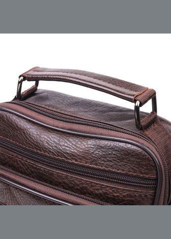 Сумка чоловіча через плече шкіряна 21272 Коричнева Vintage (302008795)