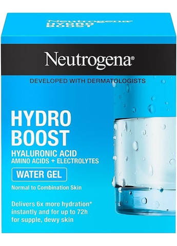 Зволожувальний гель для обличчя для нормальної та комбінованої шкіри Hydro Boost Water Gel 50ml (852629-57604) Neutrogena (368609538)