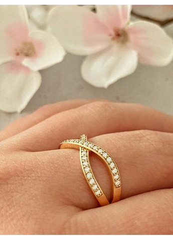 Позолочене Кільце р.18, 20. Позолочена Каблучка. Позолота No Brand (362535113)